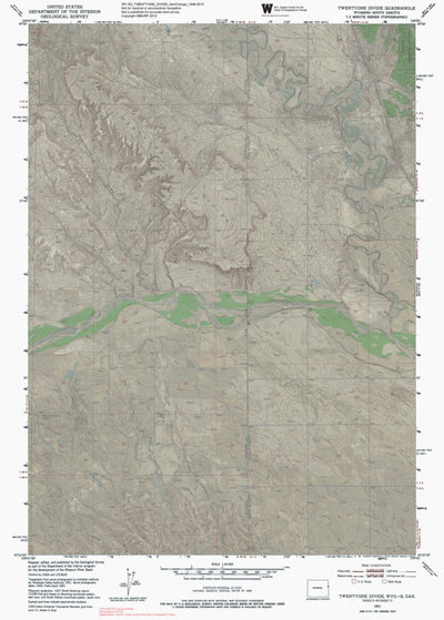WY-SD-TWENTYONE DIVIDE: GeoChange 1949-2012 Preview 1