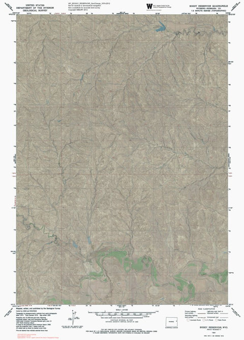 WY-BOGGY RESERVOIR: GeoChange 1974-2012 Preview 1
