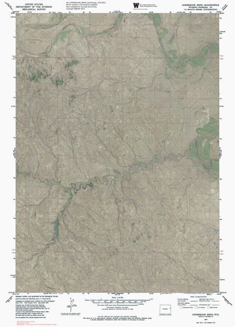 WY-HORSESHOE BEND: GeoChange 1974-2012 Preview 1