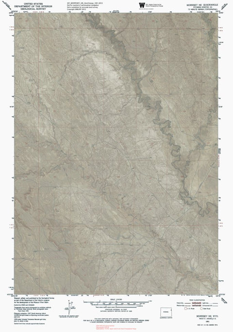 WY-MORRISEY NE: GeoChange 1951-2012 Preview 1