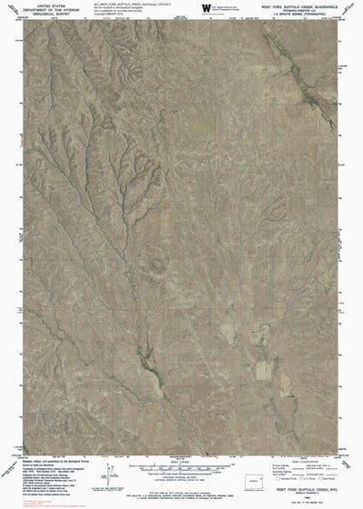 WY-WEST FORK BUFFALO CREEK: GeoChange 1974-2012 Preview 1