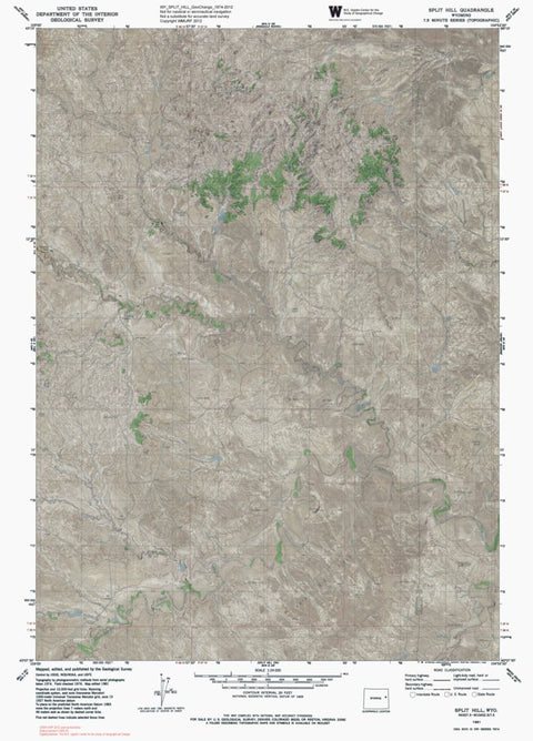 WY-SPLIT HILL: GeoChange 1974-2012 Preview 1