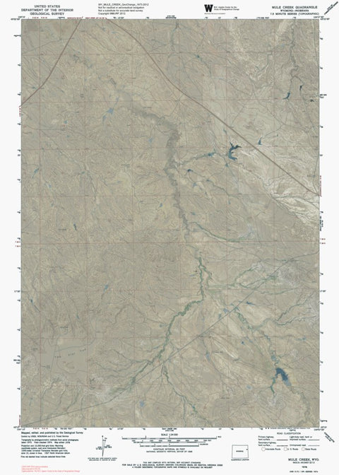 WY-MULE CREEK: GeoChange 1973-2012 Preview 1