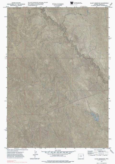WY-KLODT RESERVOIR: GeoChange 1970-2012 Preview 1