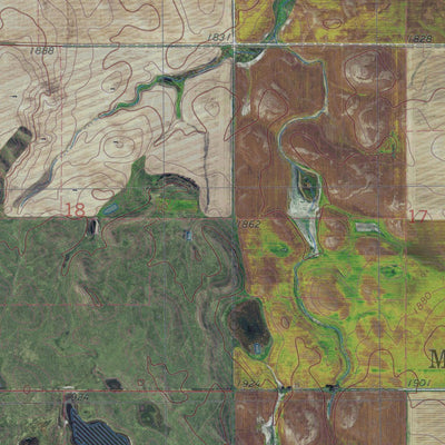 SD-BOWDLE-HOSMER LAKE: GeoChange 1973-2014 Preview 2