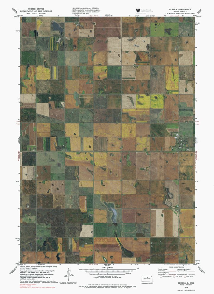SD-SENECA: GeoChange 1973-2014 Map by Western Michigan University ...