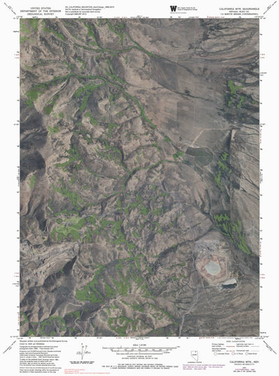 NV-CALIFORNIA MOUNTAIN: GeoChange 1968-2010 Preview 1