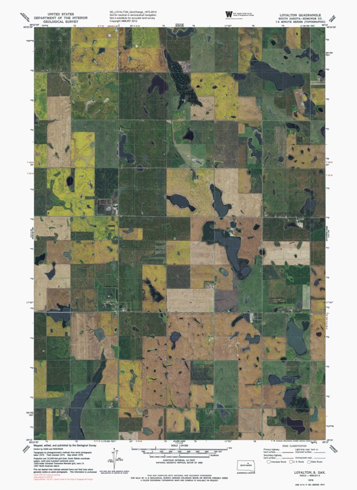 SD-LOYALTON: GeoChange 1973-2014 Map by Western Michigan University ...