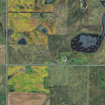 SD-PLAINVIEW COLONY NW: GeoChange 1973-2014 Preview 3
