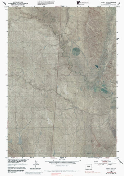 WY-DEWEY SW: GeoChange 1948-2012 Preview 1