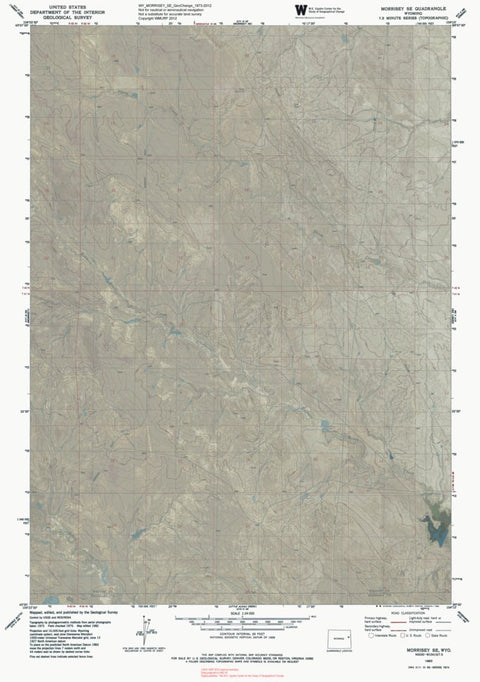 WY-MORRISEY SE: GeoChange 1973-2012 Preview 1