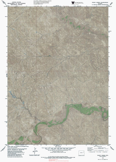 WY-PODDY CREEK: GeoChange 1974-2012 Preview 1