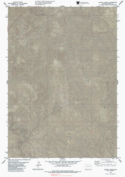 WY-DUPONT CREEK: GeoChange 1973-2012 Preview 1