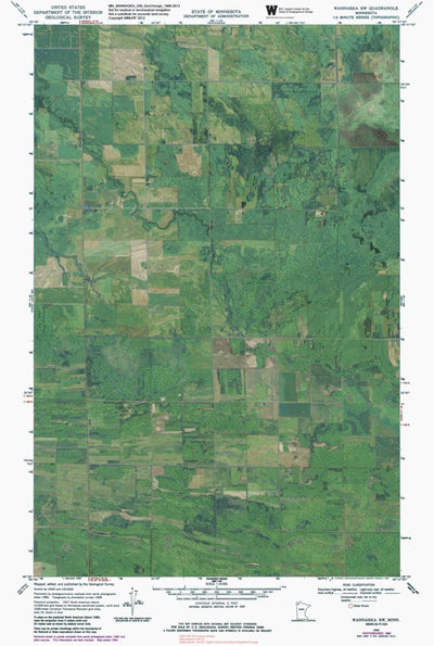 MN-WANNASKA SW: GeoChange 1966-2013 Preview 1