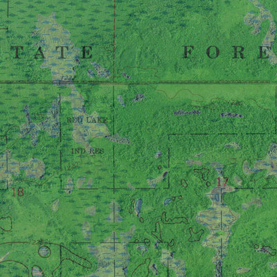 MN-WINTER ROAD LAKE NW: GeoChange 1966-2013 Preview 2