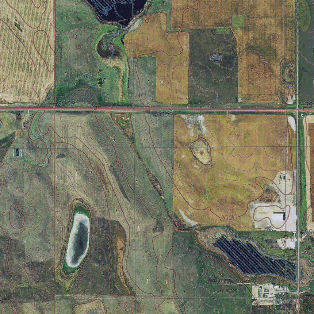 Seneca Mit Program Map SD-SENECA SW: GeoChange 1973-2014 Map by Western Michigan University ...