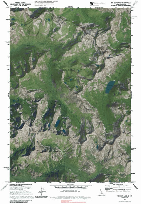 ID-MT-TIN CUP LAKE: GeoChange 1963-2013 Preview 1