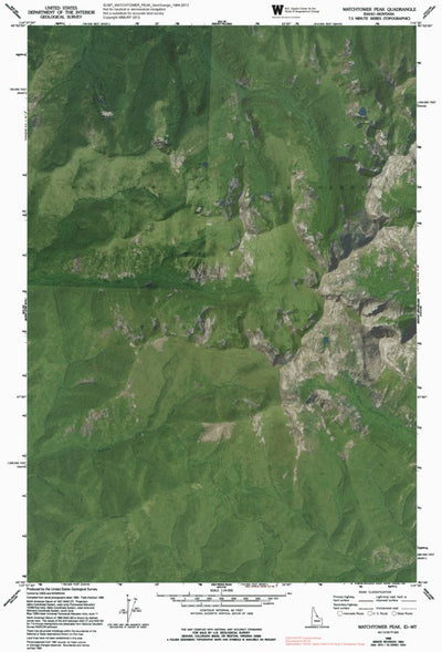 ID-MT-WATCHTOWER PEAK: GeoChange 1964-2013 Preview 1