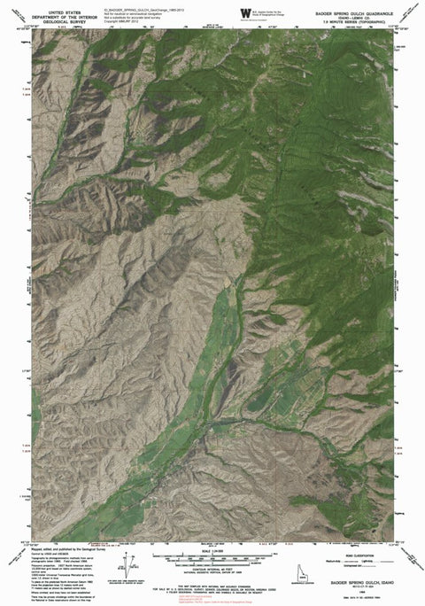 ID-BADGER SPRING GULCH: GeoChange 1965-2013 Preview 1