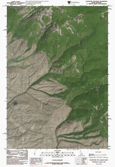 ID-MT-GOLDSTONE MOUNTAIN: GeoChange 1985-2013 Preview 1