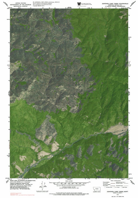 MT-JENNINGS CAMP CREEK: GeoChange 1965-2013 Preview 1
