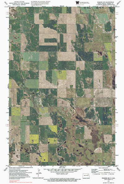 ND-EDMORE SW: GeoChange 1970-2012 Preview 1