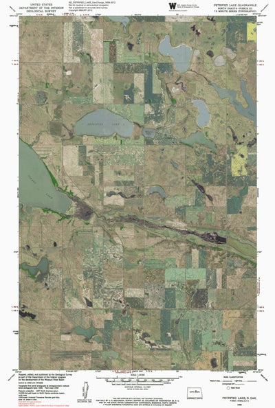 ND-PETRIFIED LAKE: GeoChange 1956-2012 Preview 1