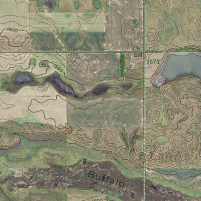 ND-PETRIFIED LAKE: GeoChange 1956-2012 Preview 2