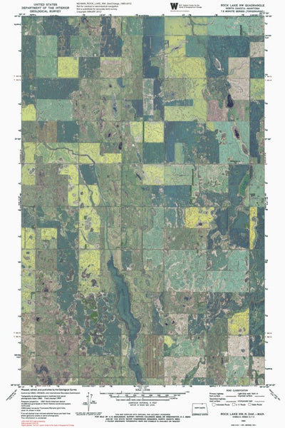 ND-MAN-ROCK LAKE NW: GeoChange 1965-2012 Preview 1