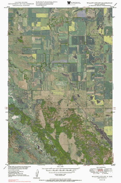 ND-WILLOW CITY SW: GeoChange 1948-2012 Preview 1