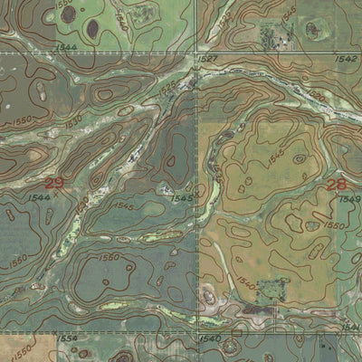 ND-GRANVILLE SW: GeoChange 1946-2012 Preview 3