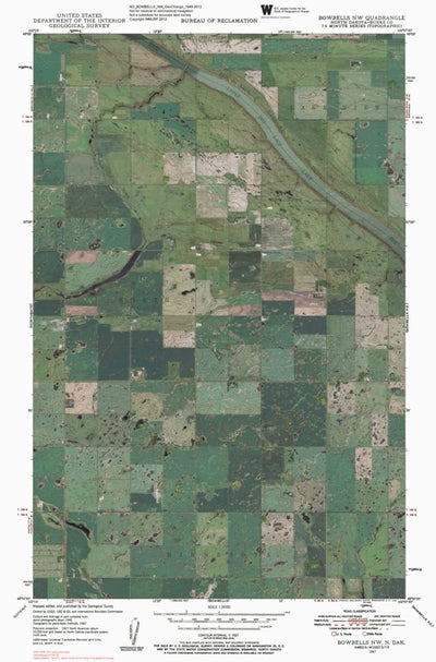 ND-BOWBELLS NW: GeoChange 1946-2012 Preview 1