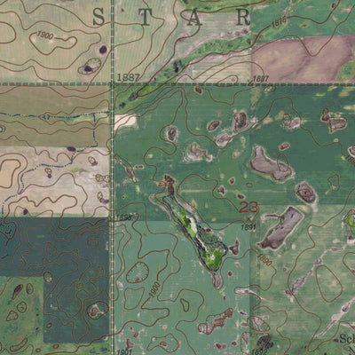 ND-BOWBELLS NW: GeoChange 1946-2012 Preview 2