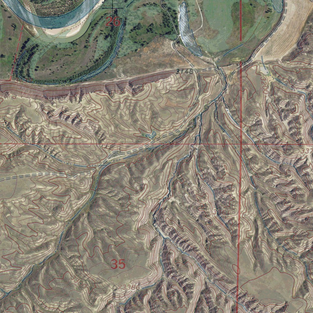 MT-LEDGER NW: GeoChange 1965-2013 Map by Western Michigan University ...