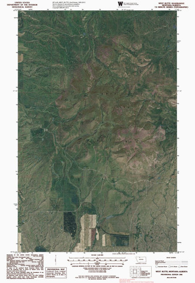 MT-ALB-WEST BUTTE: GeoChange 1983-2013 Preview 1