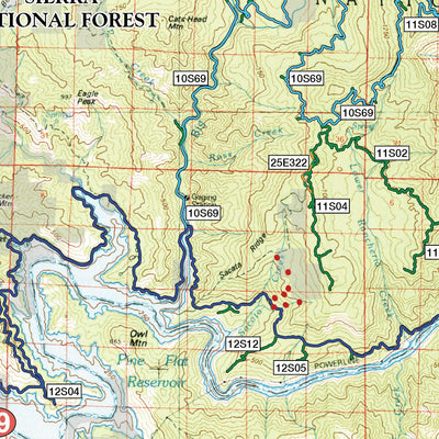 CTUC Sierra National Forest OHV Map Preview 3