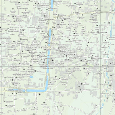 Chiang Mai Thailand Tourist Map Preview 3