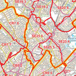 XYZ Postcode Sector Map - (C7) - Greater London Preview 3