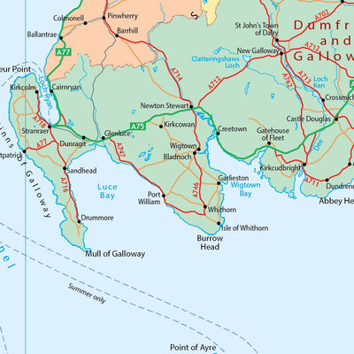 XYZ British Isles Political Road iMap Preview 2