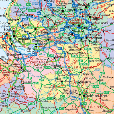 XYZ British Isles Political Road iMap Preview 3