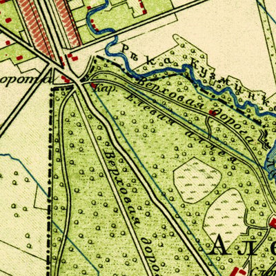 План Царского Села, ок. 1910. Map of the town of Tsarskoe Selo, about 1910 Preview 3