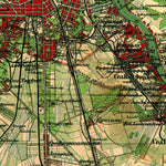 Карта окрестностей Санкт-Петербурга, 1912. Map of the environs of Saint Petersburg, 1912. Preview 2