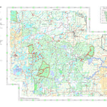 Chequamegon-Nicolet NF Forest Visitor Map - East Side - North Half Preview 1