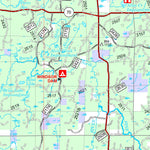 Chequamegon-Nicolet NF Forest Visitor Map - East Side - North Half Preview 2