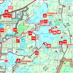 Chequamegon-Nicolet NF Forest Visitor Map - East Side - North Half Preview 3