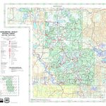 Chequamegon-Nicolet NF Forest Visitor Map - East Side - South Half Preview 1