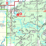 Chequamegon-Nicolet NF Forest Visitor Map - East Side - South Half Preview 2