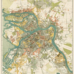 План Петрограда на 1917 г. Petrograd (Saint Petersburg) City Map, 1917 Preview 1