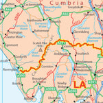 XYZ UK Postcode Area Political Map - (AR2) Preview 2