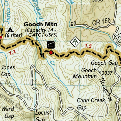 1501 AT Springer Mtn to Davenport Gap (map 02) Preview 2